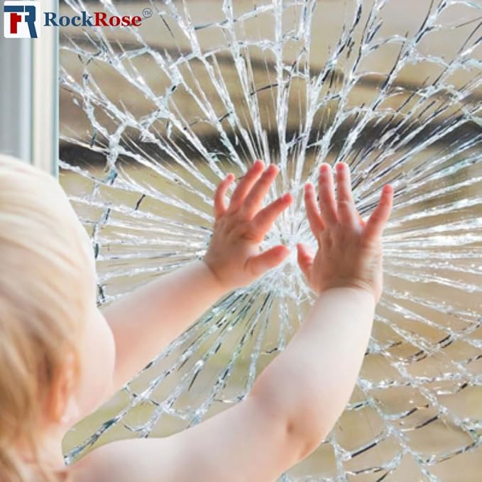 UV 99% Security and Safety 4 Mil Clear Window Film Shatterproof Anti Shatter - Image 2