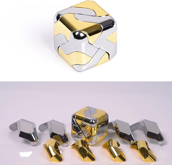 Metal-Puzzles Brain-Teaser 3D-Toys: Fidget-Toys Cool-Gadgets-Stuff - Image 10