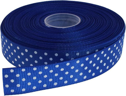 Polka Dot Grosgrain Ribbon 25 Yard Each Roll 100% Polyester by Unknown