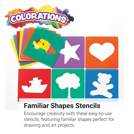 Colorations Familiar Shapes Stencils - Image 2