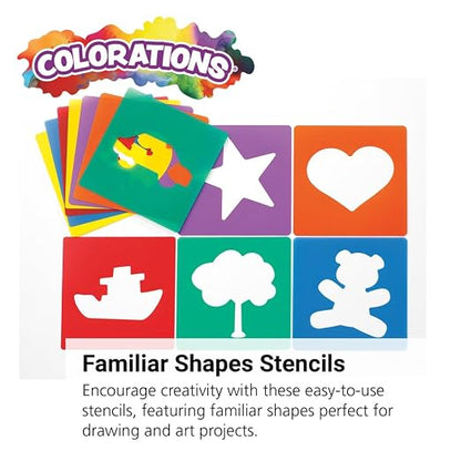 Colorations Familiar Shapes Stencils - Image 2