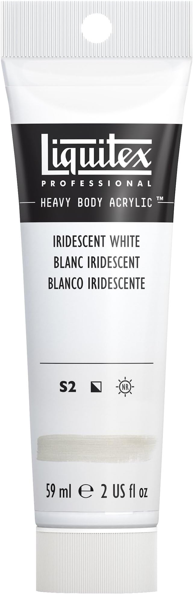 Liquitex Professional Heavy Body Acrylic Paint, 2-oz Tube, Iridescent White by Liquitex