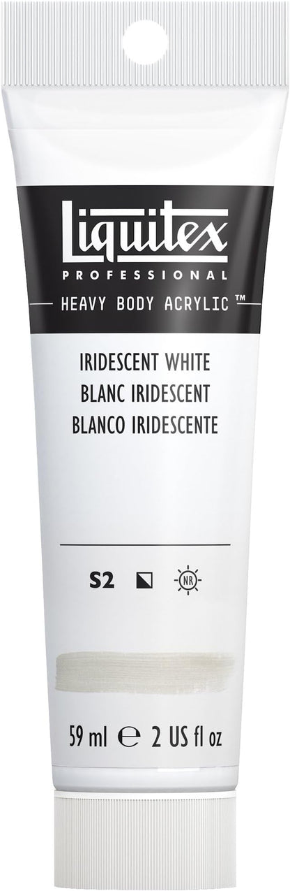 Liquitex Professional Heavy Body Acrylic Paint, 2-oz Tube, Iridescent White by Liquitex