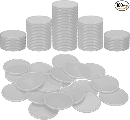 uxcell Plastic Poker Chips, Learning Counters Counting Counters Disks Markers by uxcell