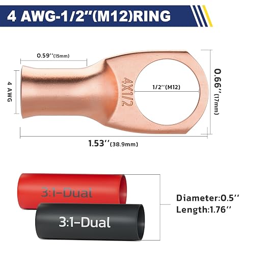 haisstronica 10pcs 4 AWG - Image 3