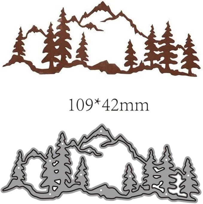 Cutting Dies for Card Making, Metal Scrapbooking Die-Cuts, DIY Bckground Frame - Image 3