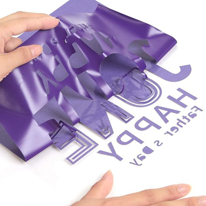 RENLITONG Purple HTV Iron on Vinyl 12Inch by 10ft Roll Heat Transfer Vinyl - Image 4