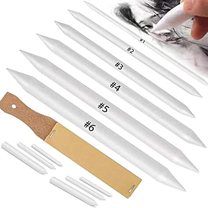 N NOROCME 12 PCS Blending Stumps and Tortillions Paper Art Blenders by N+NOROCME