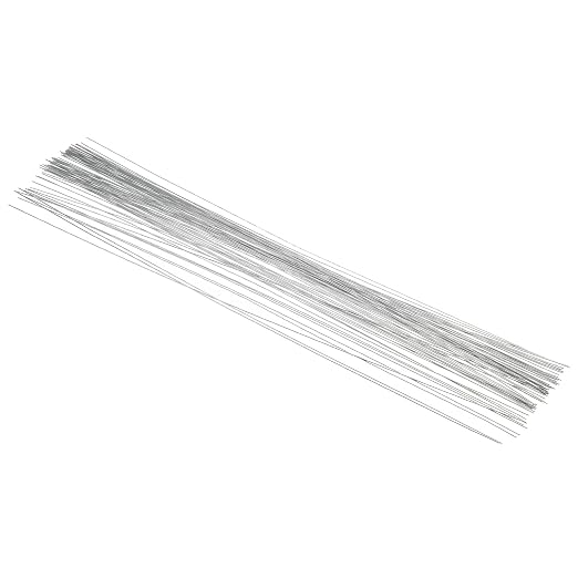 PATIKIL 24 Gauge 16" Floral Stem Wire by PATIKIL