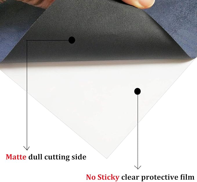 Guangyintong Heat Transfer Vinyl Black HTV Rolls, Matte Surface HTV - Image 4