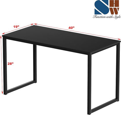 SHW Mission 40-Inch Home Office Computer Desk - Image 3