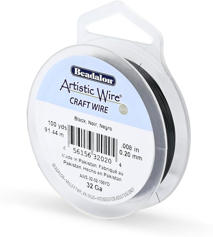 Artistic Wire, 32 Gauge Tarnish Resistant Colored Copper Craft Wire, 100 yd by Unknown