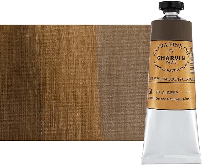 Charvin Extra Fine Oil Paint, Raw Umber 60 mL by Unknown