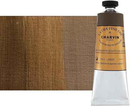 Charvin Extra Fine Oil Paint, Raw Umber 60 mL by Unknown