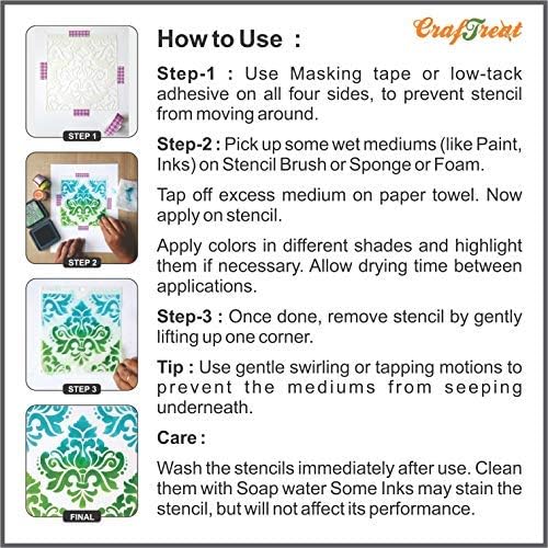 CrafTreat Reusable Wood Decor Stencils - Image 6