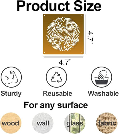 Sashiko Stencil Geometric Sashiko Pattern Template 4.7inch Drawing Line - Image 2