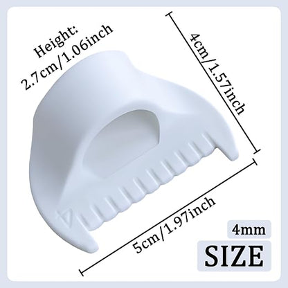 2 PCS 4mm Edge Lock Seam Guide, Mini Sewing Finger Ruler - Image 2