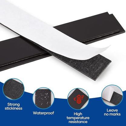 Rammos Magnetic Strips with Adhesive Backing 6 Pack Extra Strong and Heavy Duty - Image 4