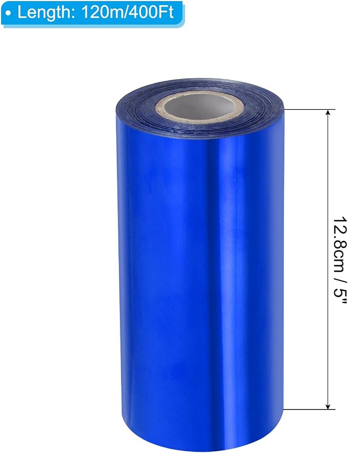 PATIKIL 5"x400Ft Hot Stamping Foil Paper, Heat Transfer Hot Stamping Paper Foil - Image 2