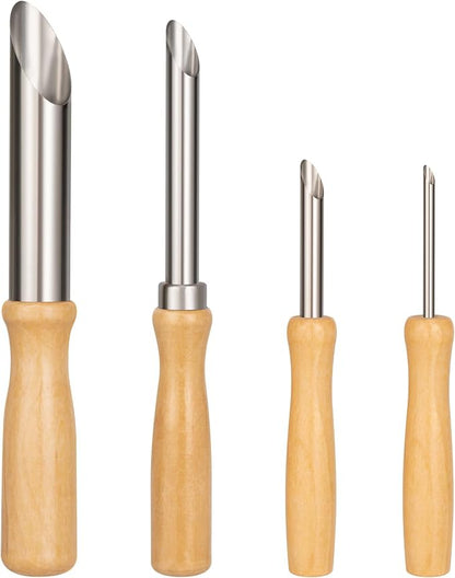 Amrules Clay Tools Kit, Wooden Handle and Stainless Steel Sculpting Tools Kit by Amrules