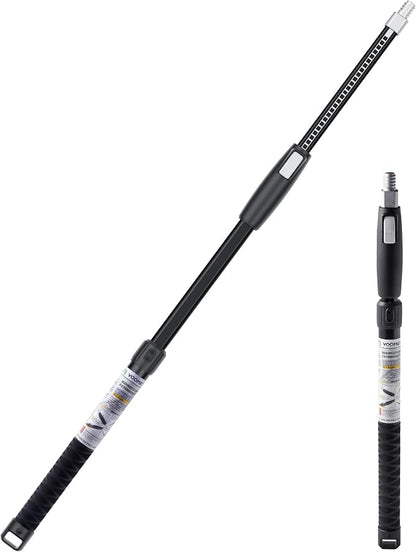 VOOMEY 2.3-4 ft Dual Extending 28 Point Adjustable Extension Pole by VOOMEY