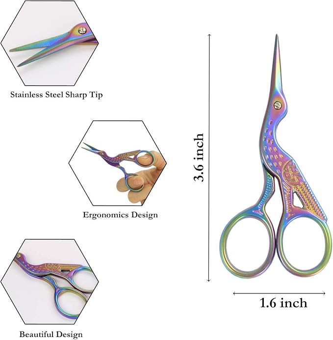 BIHRTC Sewing Scissors Stork Scissors - Image 3