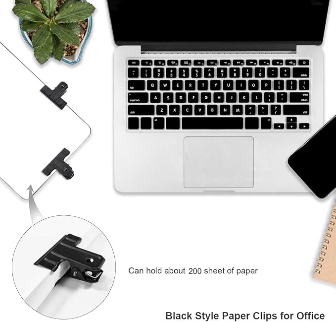 Coideal Black Large Bull Clips Thickened, Drawing Board, Art Crafts - Image 6