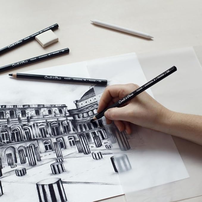 Conté à Paris 6 Count Drawing Pencils Set - Image 2