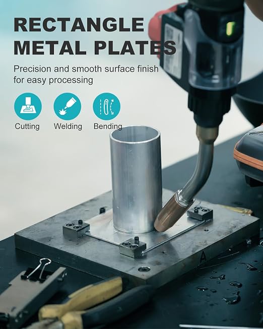 12" x 9" 18 Gauge Steel Sheets Metal Cold Rolled Steel Plate, Industrial - Image 5