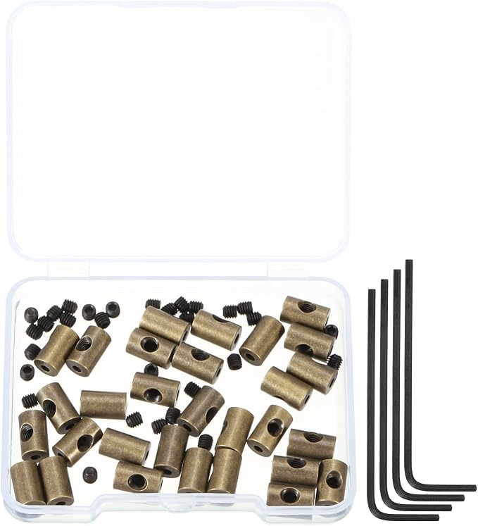 MECCANIXITY 30 Pcs Metal Locking Pin Backs, Locking Pin Keepers Locking Clasp by MECCANIXITY
