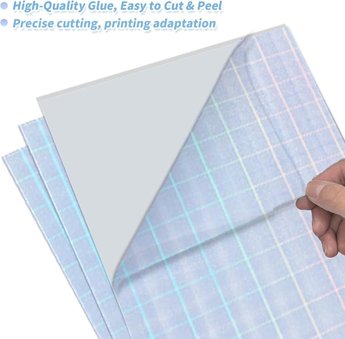 20 Sheets Printable Holographic Sticker Paper, 11 x 8.5 Inches Printable - Image 4