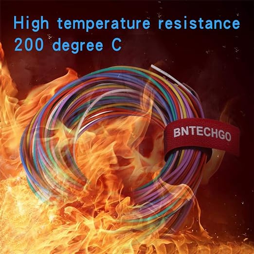 BNTECHGO 22 Gauge Silicone Wire Kit 10 Color Each 5 ft Flexible 22 AWG Stranded - Image 4