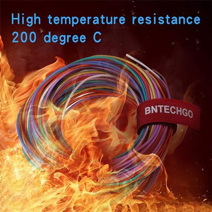 BNTECHGO 22 Gauge Silicone Wire Kit 10 Color Each 5 ft Flexible 22 AWG Stranded - Image 4