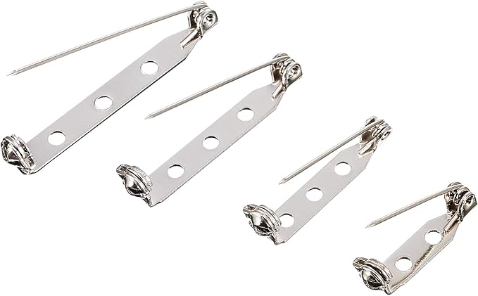 Shappy 100 Pieces Brooch Pin Backs Bar Pins Backs - Image 5