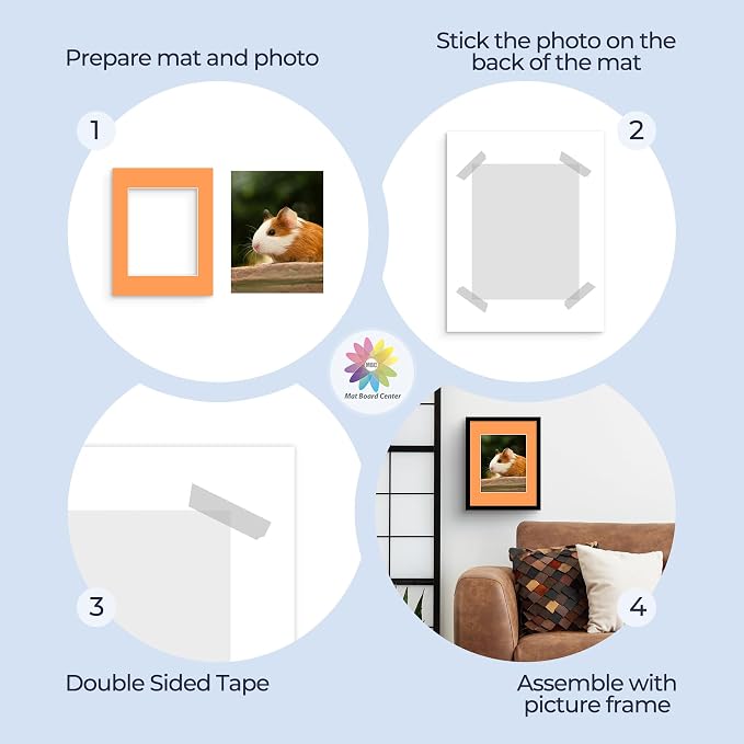 Mat Board Center, 11x14 for 8x10 Mixed Color Mats - Image 5
