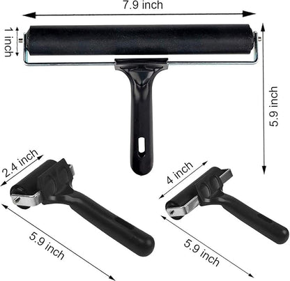 3 Pack Printmaking Brayers - Image 2