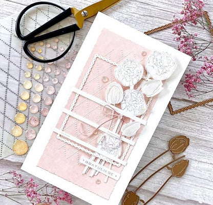 Lapoo Metal Cutting Die for Scrapbooking, 3D Backgrounds Frame New Cutting Dies - Image 3