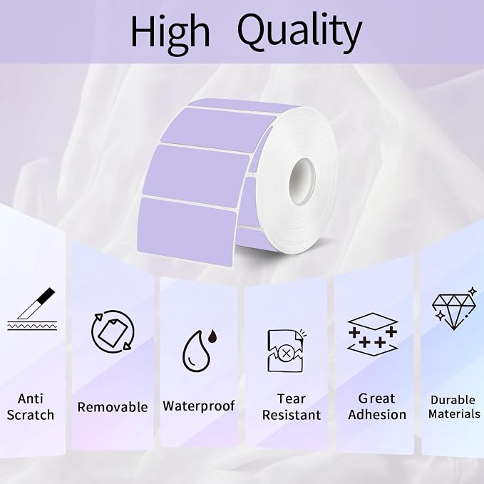 2x1 Inch Thermal Labels, Waterproof Self-Adhesive Shipping Label Printer Sticker - Image 2