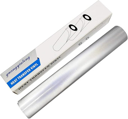 guangyintong Reflective Light Grey Heat Transfer Vinyl HTV Rolls, Light Grey - Image 8
