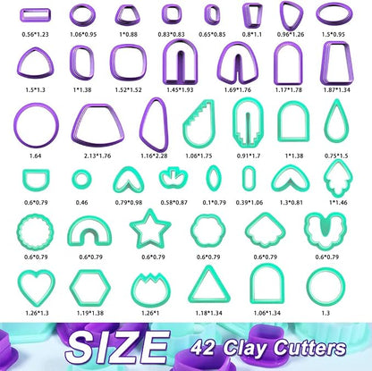 PTFJZ Polymer Clay Cutters for Earring Making - Image 6