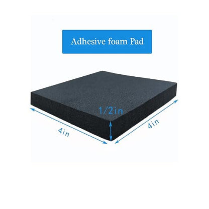 8 Pcs Foam Padding Sheet with Adhesive, Neoprene Rubber Adhesive Pads Closed - Image 2