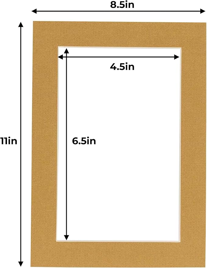 5x7 Mat for 8.5x11 Frame - Image 3