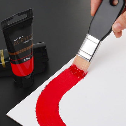 1 PCS Flat Paddle Paint Brush Set, Nylon Painting Brushes - Image 6