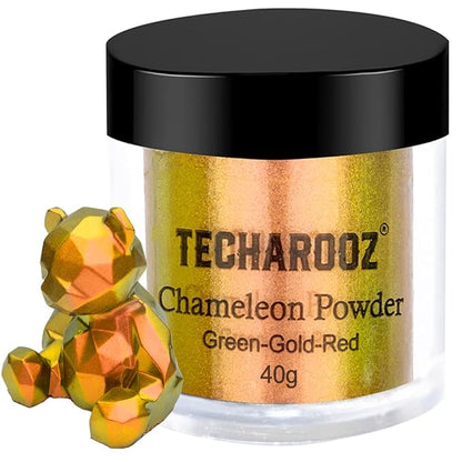 TECHAROOZ Chameleon Mica Powder - 40g Color Shift Mica Powder - Holographic by TECHAROOZ