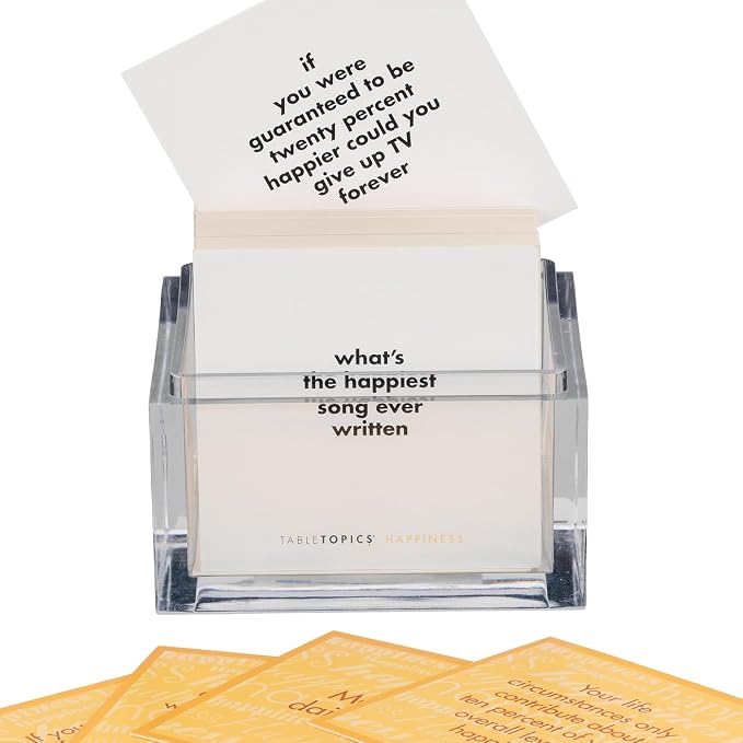 TableTopics Happiness Question Card Game - Image 2
