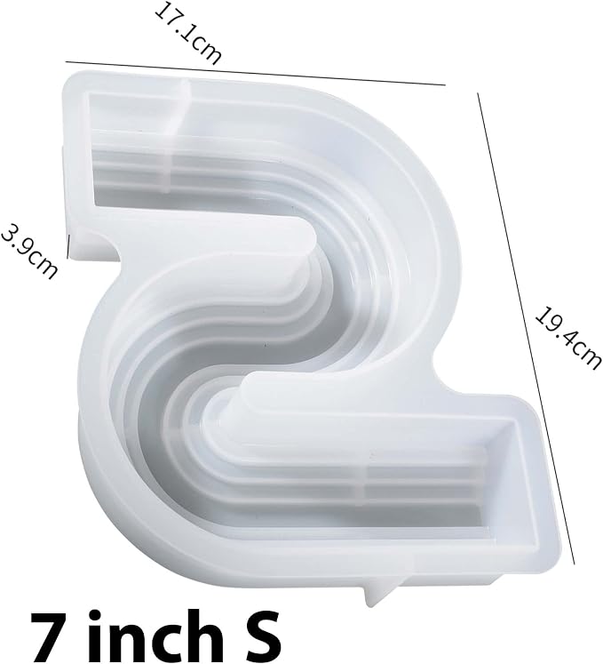 2 Pack 6 inch + 7 inch Twist Candle Molds - Image 4