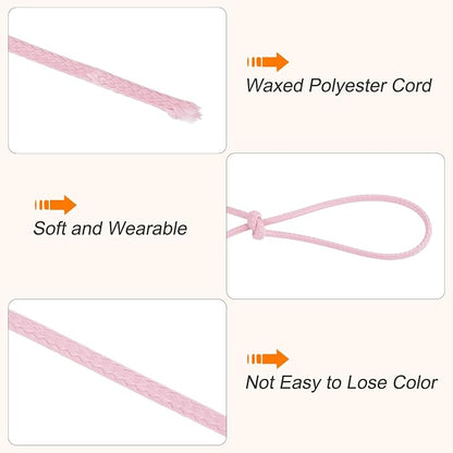 MECCANIXITY Waxed Cord 2.5mm Waxed Polyester Cord 87 Yard Wax String - Image 3