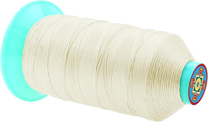 Mandala Crafts Size 207 630D T210 Bonded Nylon Thread Ivory Heavy Duty Sewing - Image 2
