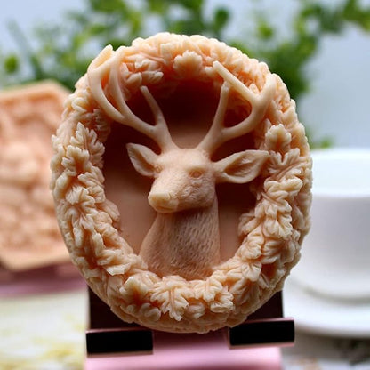 Deer Silicone Animal Soap Mold by ESEENSSiliconeMolds