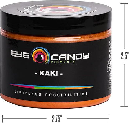 Eye Candy Pigments Premium Orange Mica Powder - Image 8